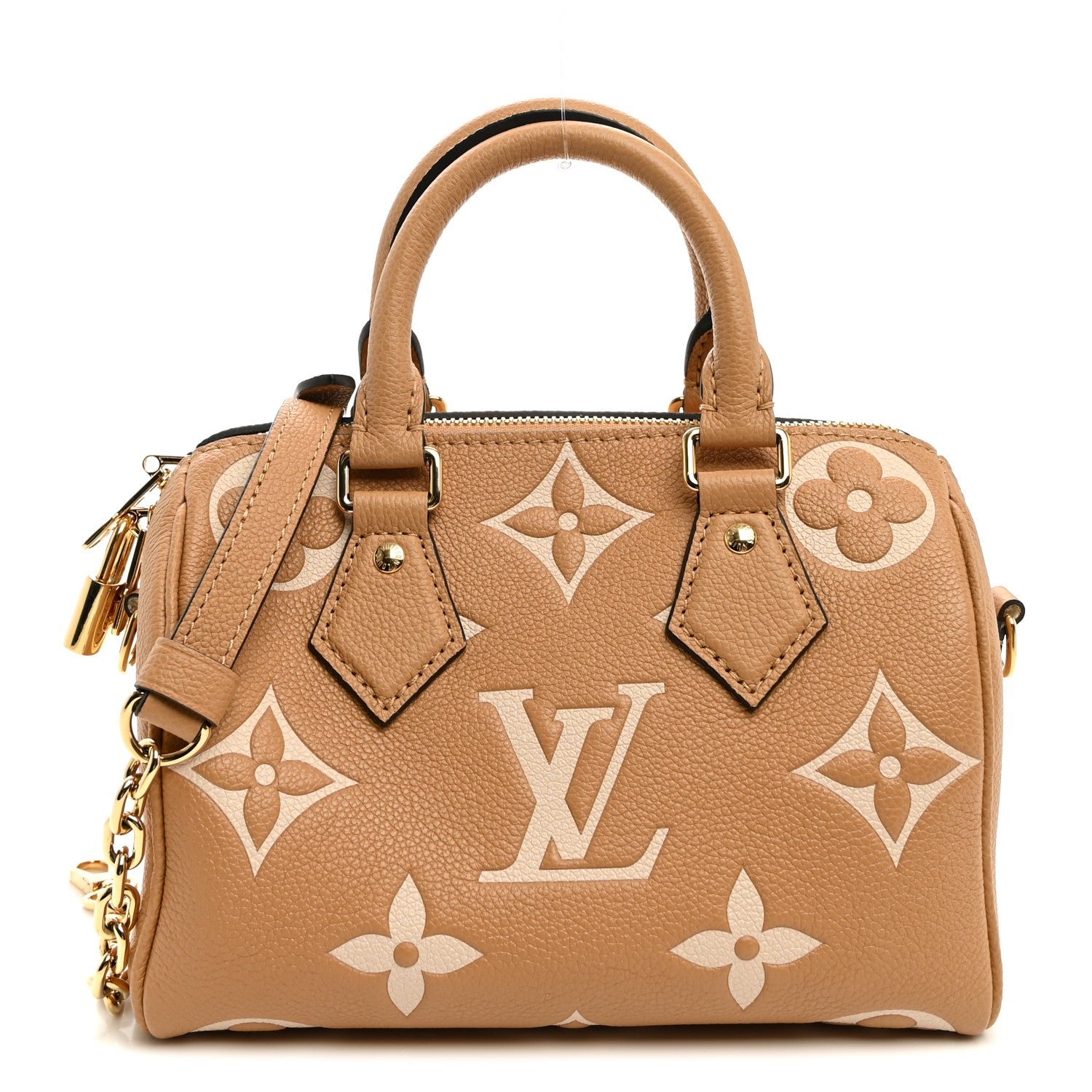 Louis Vuitton Empreinte Monogram Giant Speedy Bandouliere 20 Arizona Creme