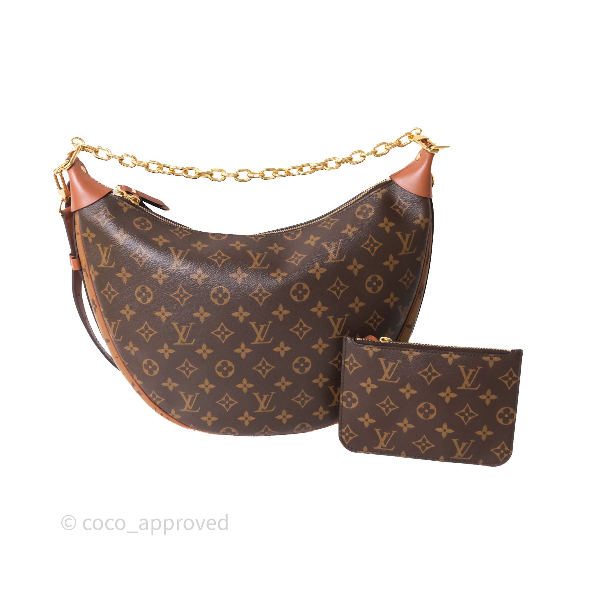 Louis Vuitton Monogram Loop Hobo Gold Hardware