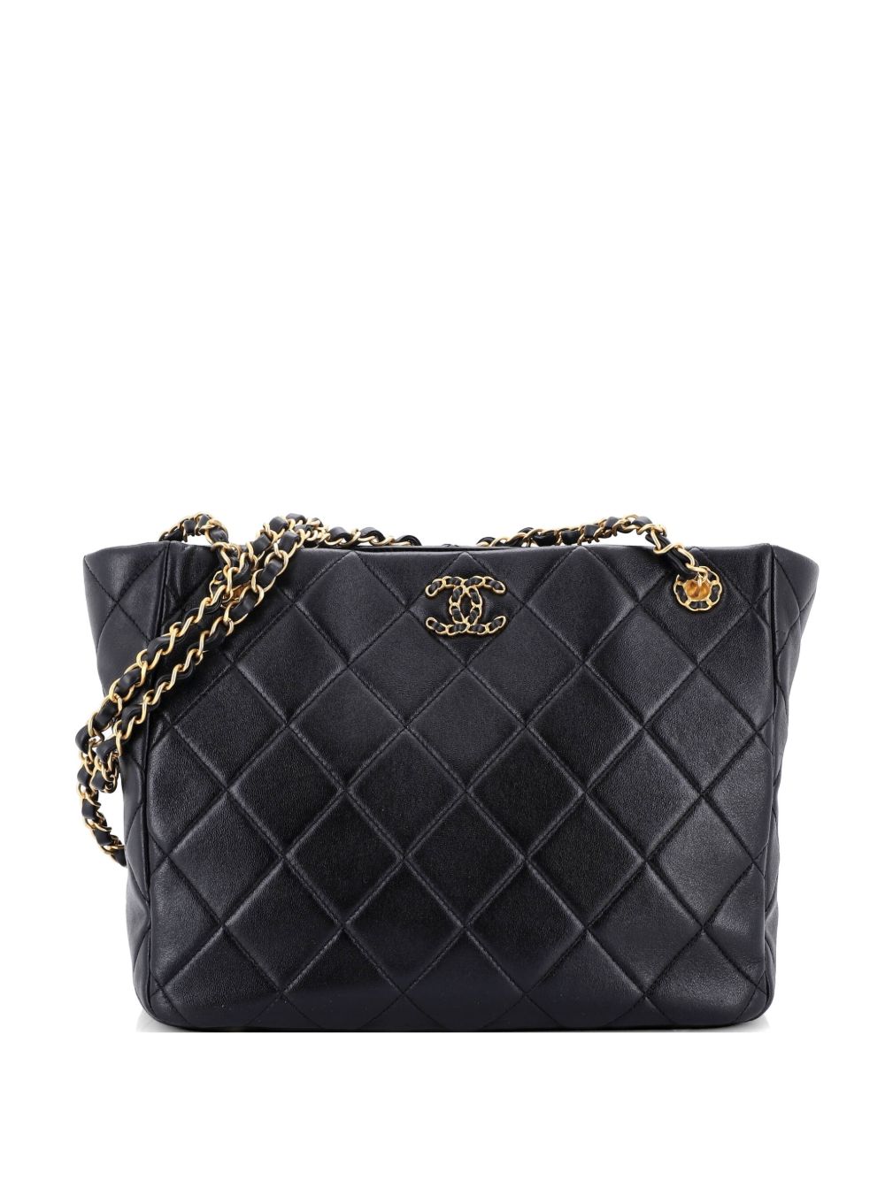 Chain Infinity Quilted Lambskin Medium tote bag