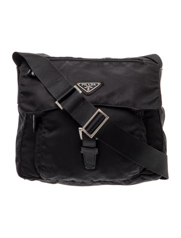 Tessuto Nylon Messenger Bag