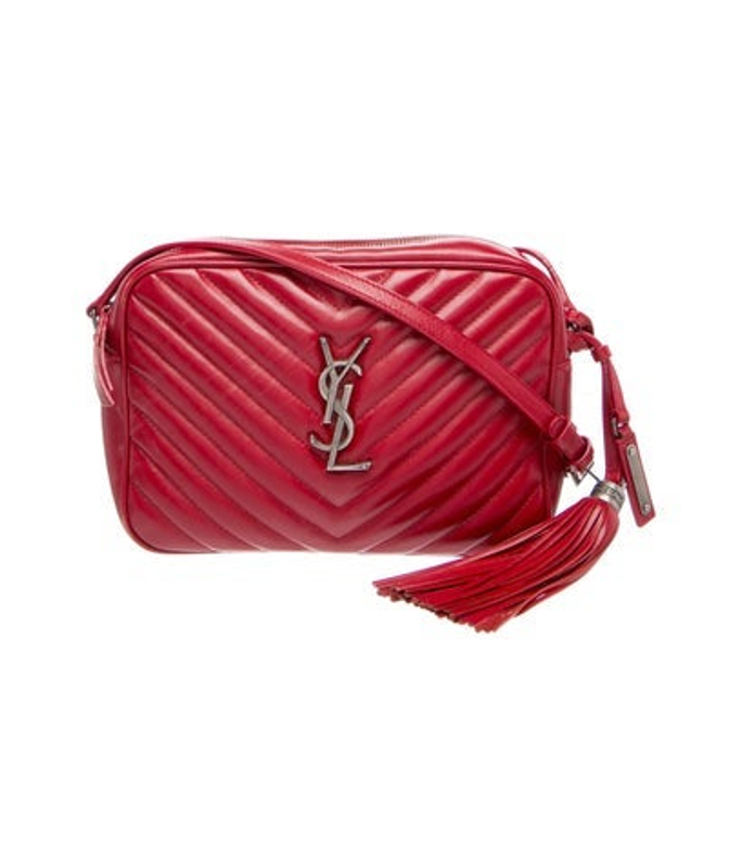 Saint Laurent Laurent Chevron Crossbody Bag