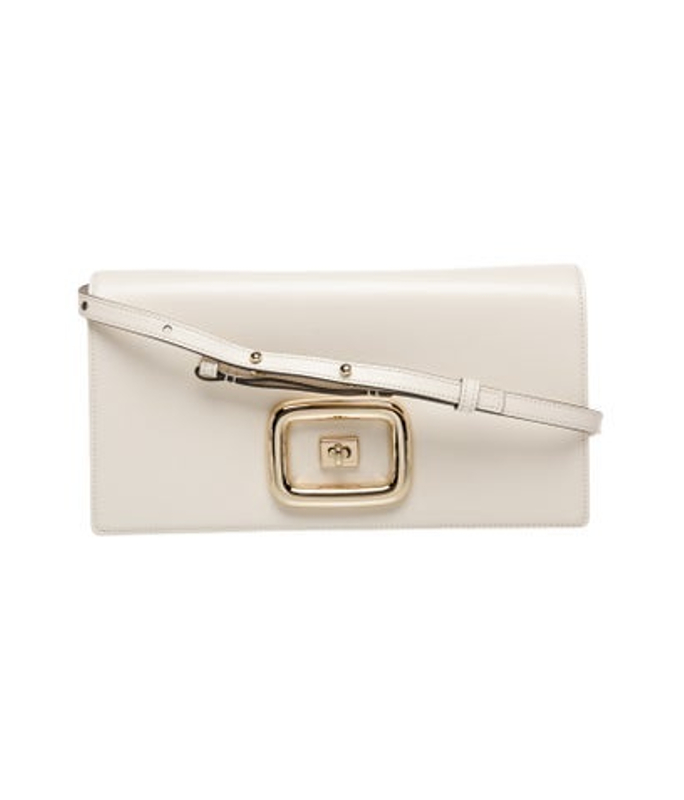 Roger Vivier Vivier Leather Clutch