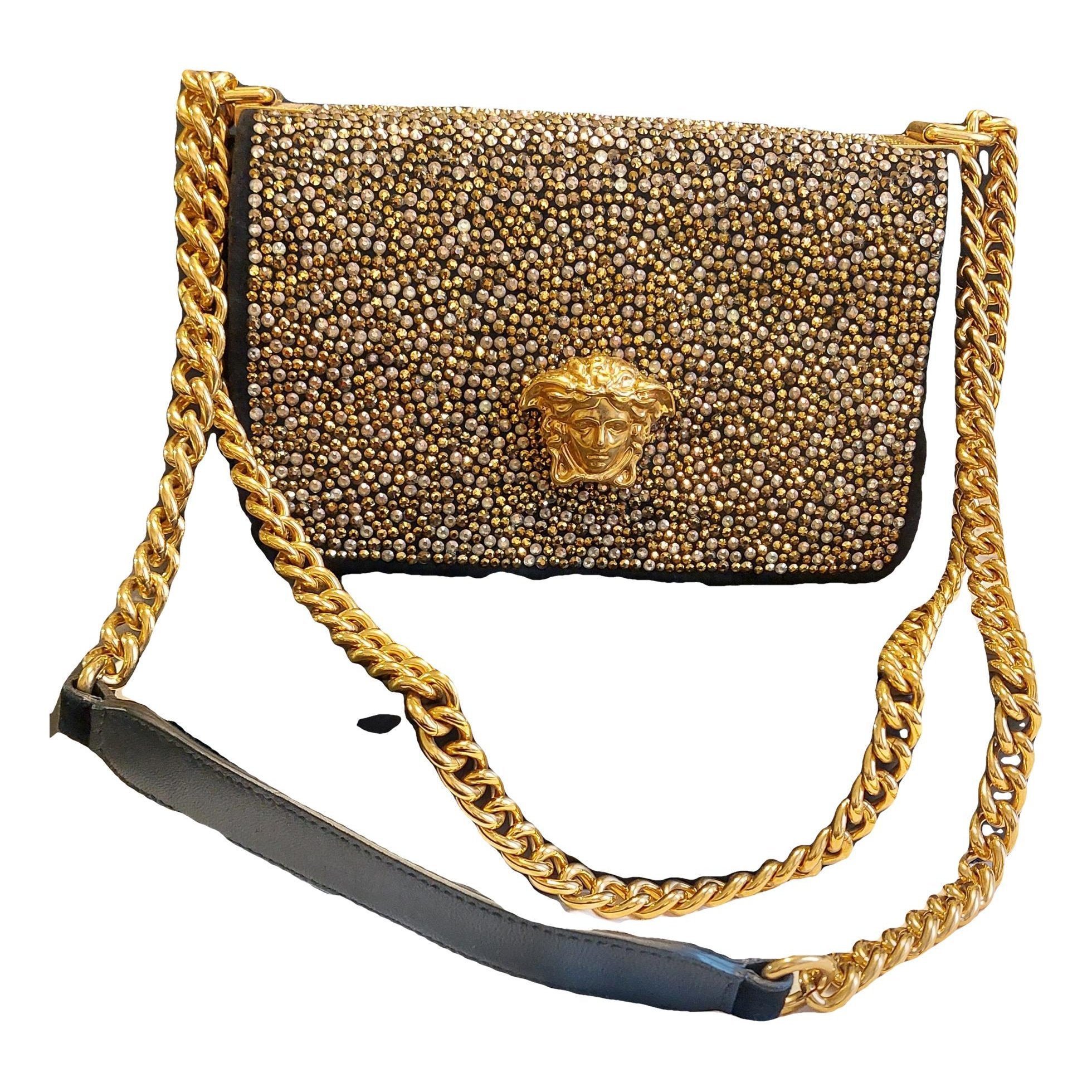 Versace La Medusa cloth crossbody bag