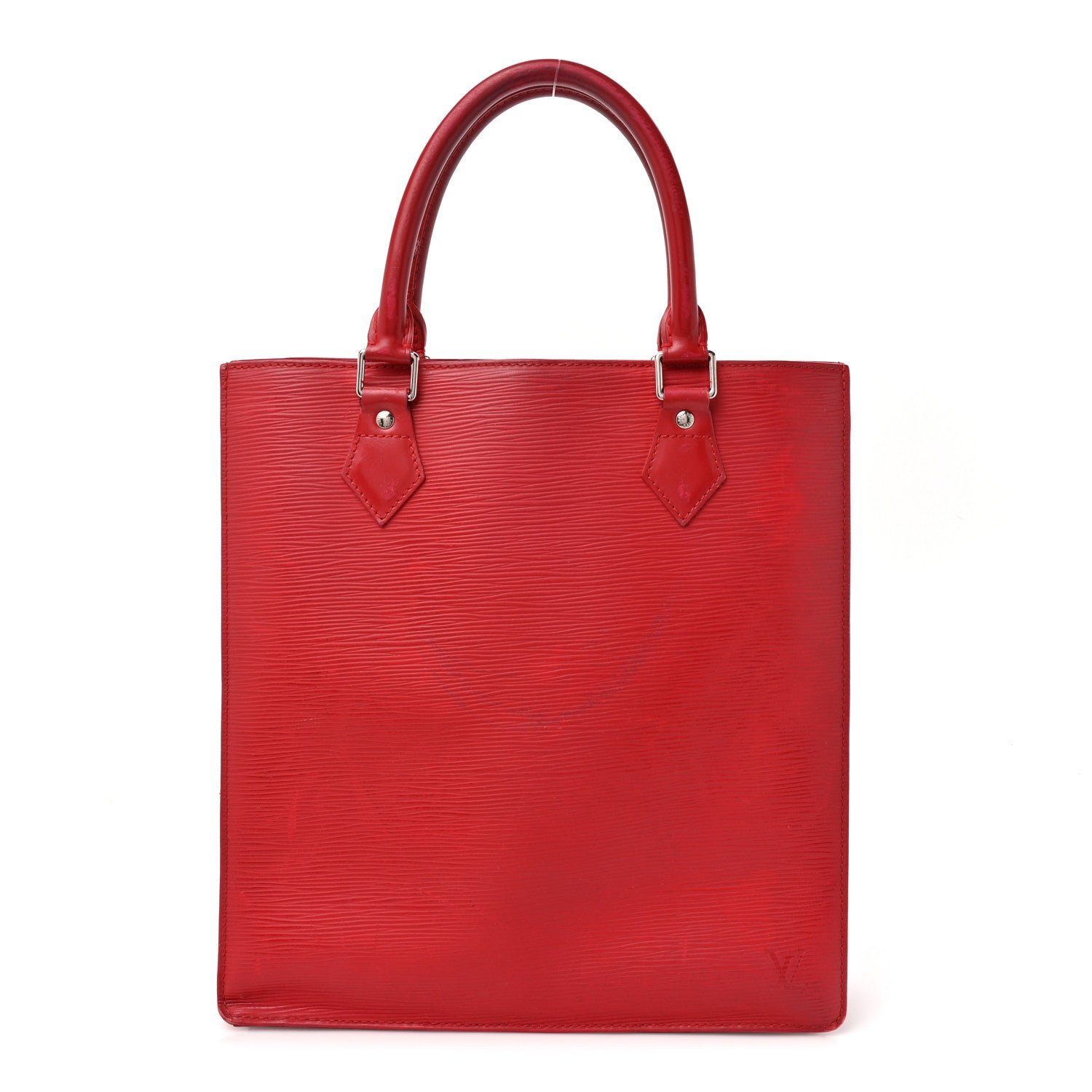 Louis Vuitton Epi Sac Plat PM Castillan Red