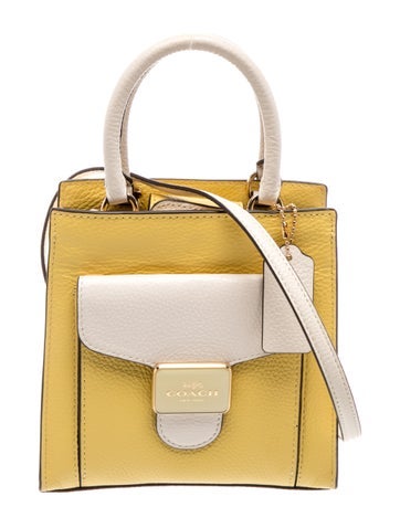 Leather Top Handle Bag