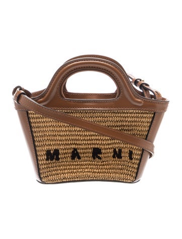 Marni Raffia Shoulder Bag