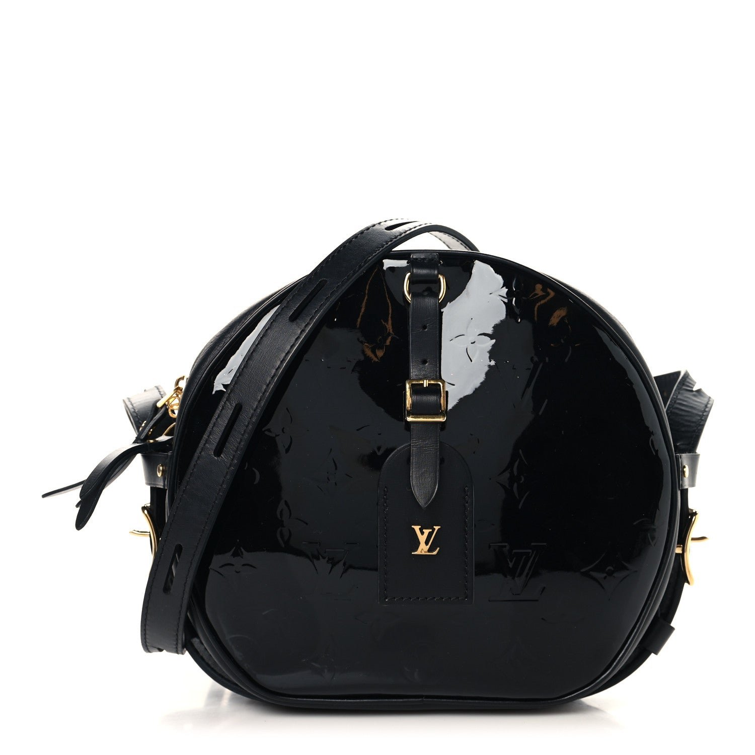Louis Vuitton Vernis Boite Chapeau Souple MM Black