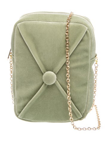 Badgley Mischka Velvet Crossbody Bag