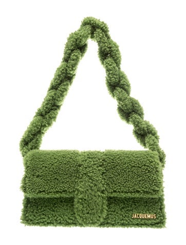 Jacquemus Shearling Shoulder Bag