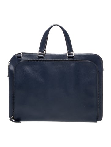 Saffiano Leather Top Handle Bag