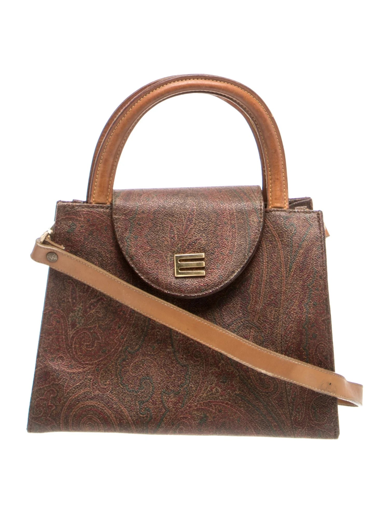 Leather Top Handle Bag