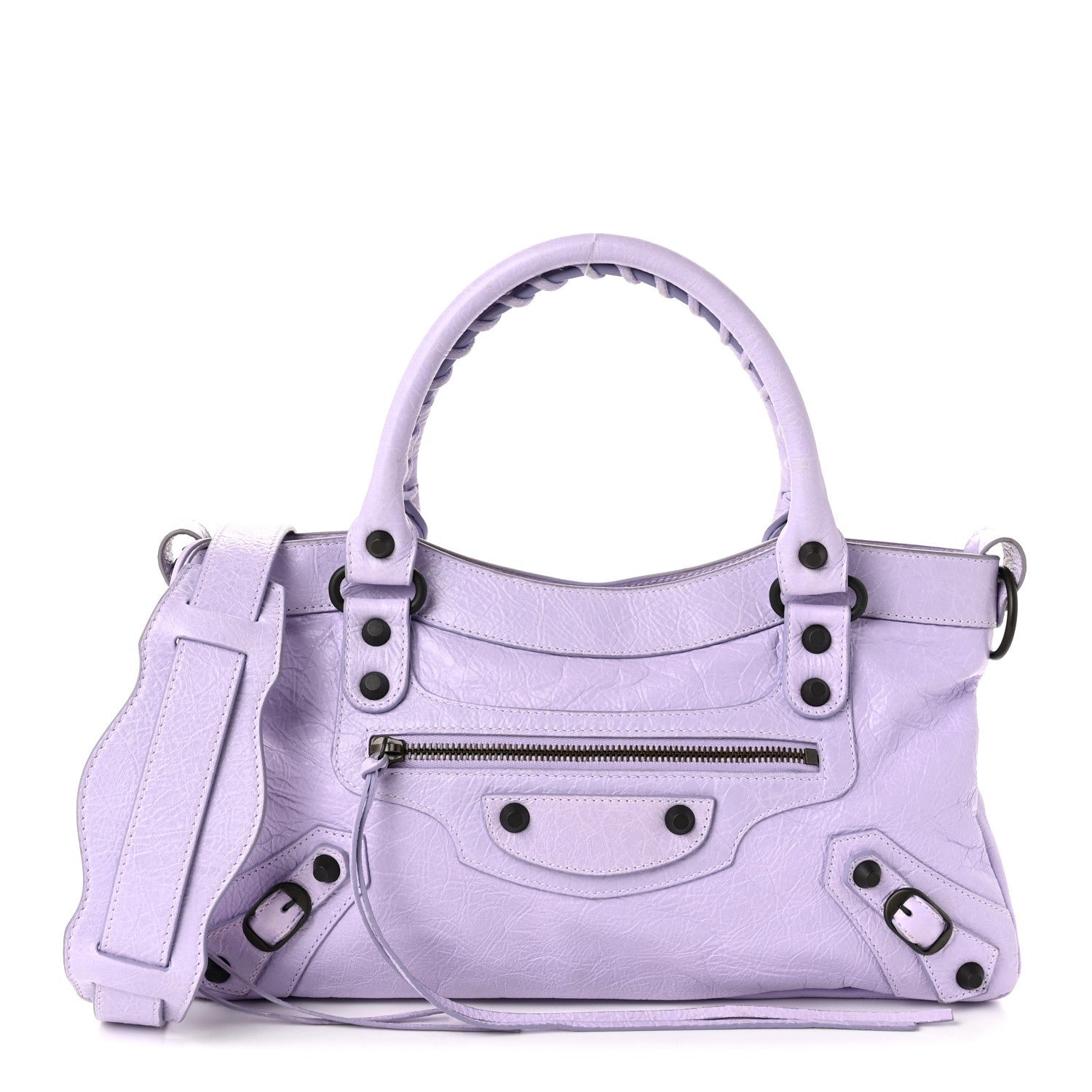 Balenciaga Agneau Arena Classic Hardware Le City First Bag Parma