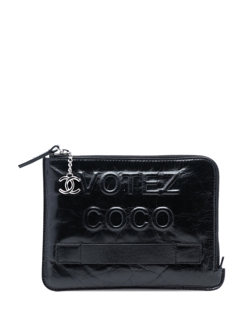 2014-2015 Aged Calfskin Votez Coco clutch bag