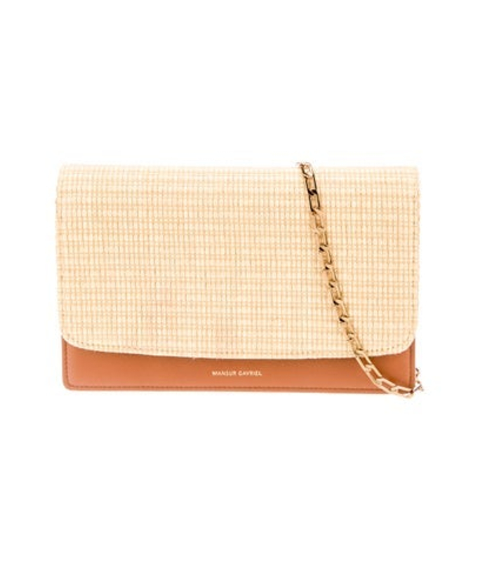 Mansur Gavriel Gavriel Raffia Clutch
