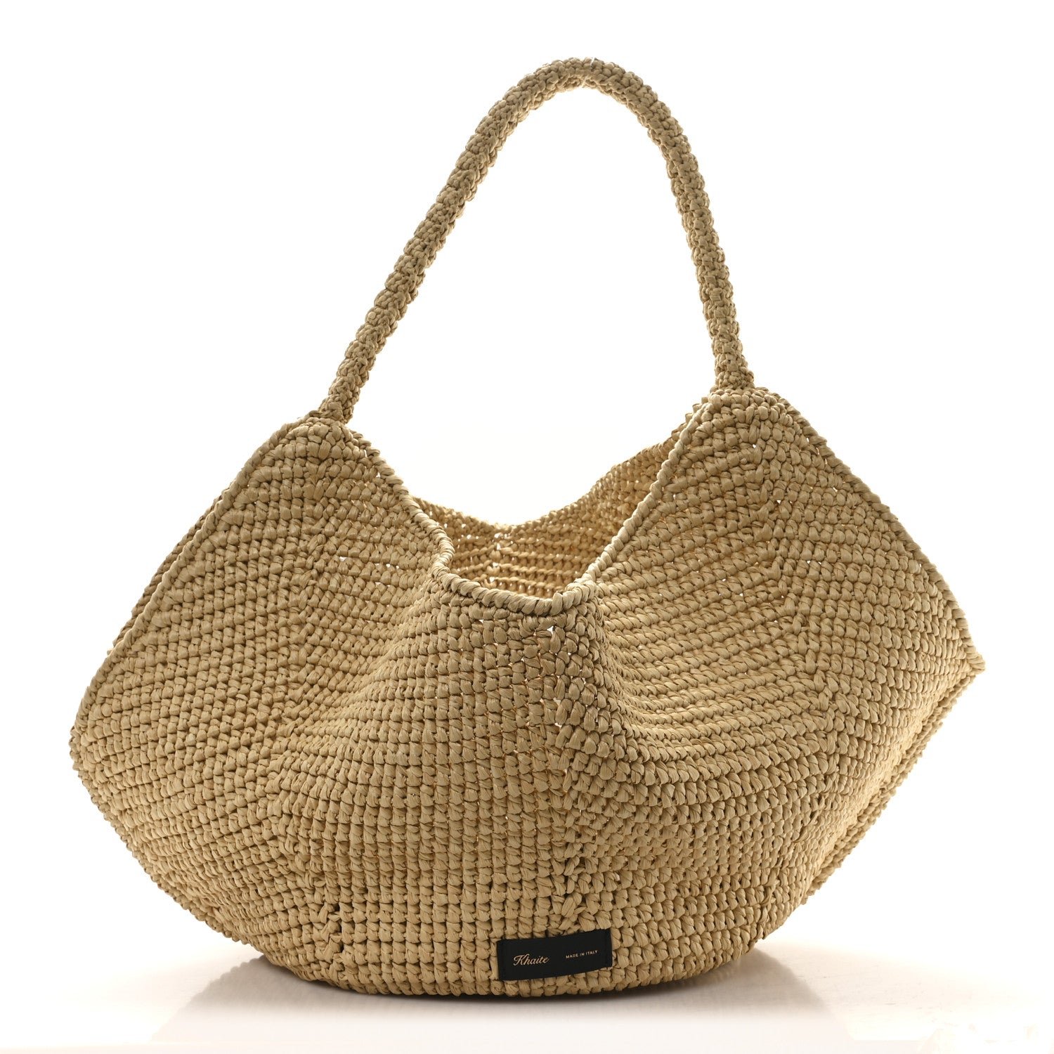 Khaite Raffia Olivia Hobo Natural