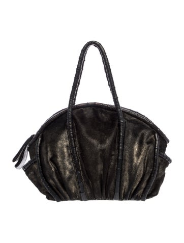 Ponyhair Top Handle Bag