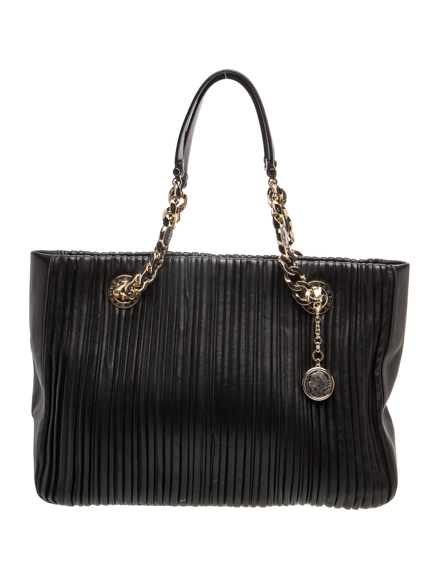 Bvlgari Leather Shoulder Bag
