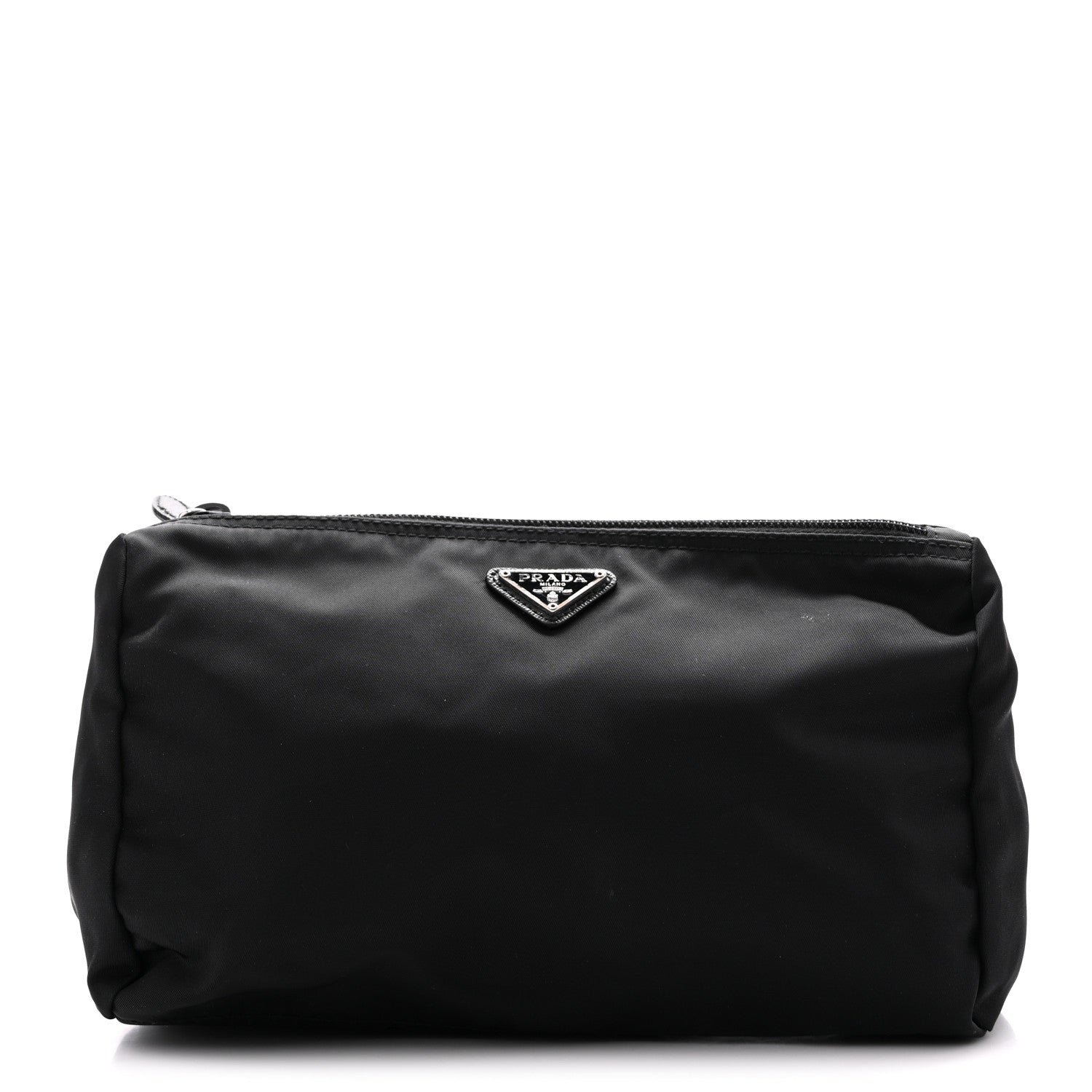 Prada Nylon Tessuto Cosmetic Pouch Black
