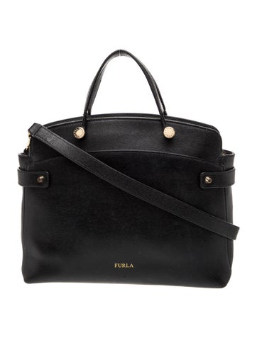 Leather Top Handle Bag