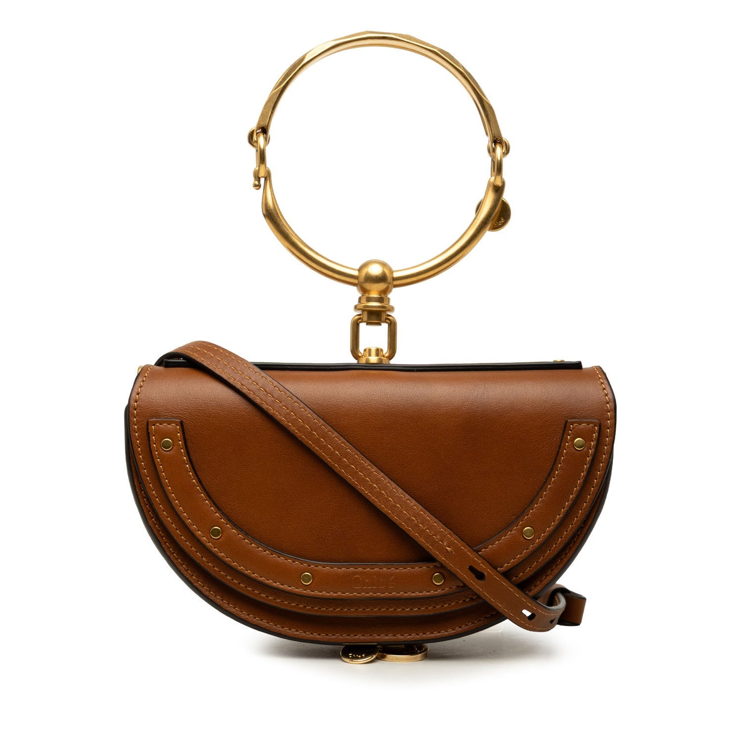 Calf Leather Mini Calfskin Nile Bracelet Satchel, Mini