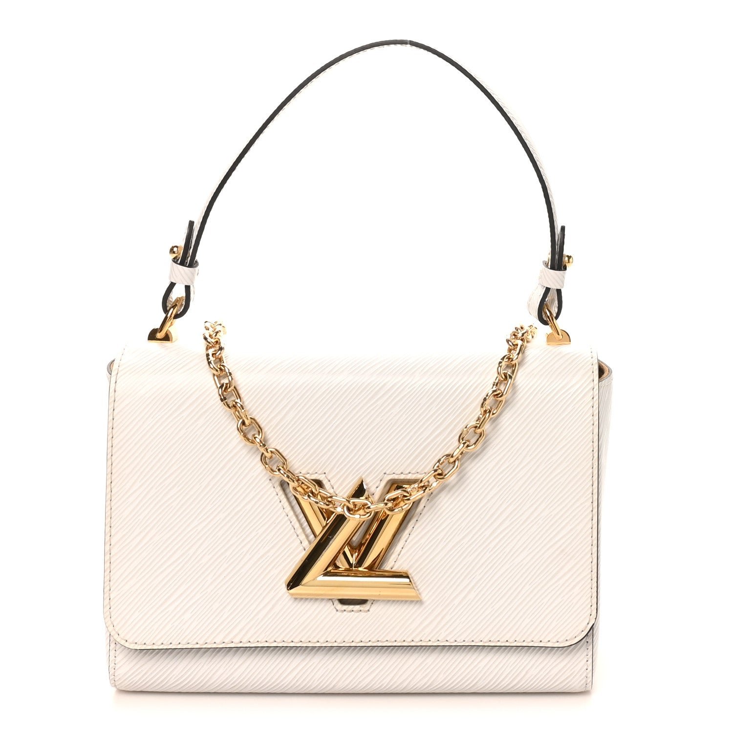 Louis Vuitton Louis Vuitton Epi Twist Shoulder Bag MM White