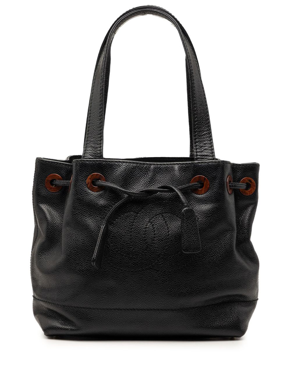 2002-2003 CC Caviar Drawstring tote bag