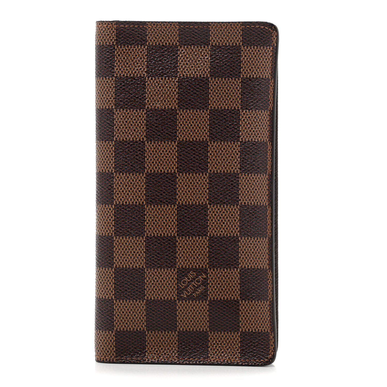 Louis Vuitton Damier Ebene Porte-Cartes Credit Yen Checkbook Wallet