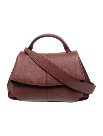 Leather Top Handle Bag