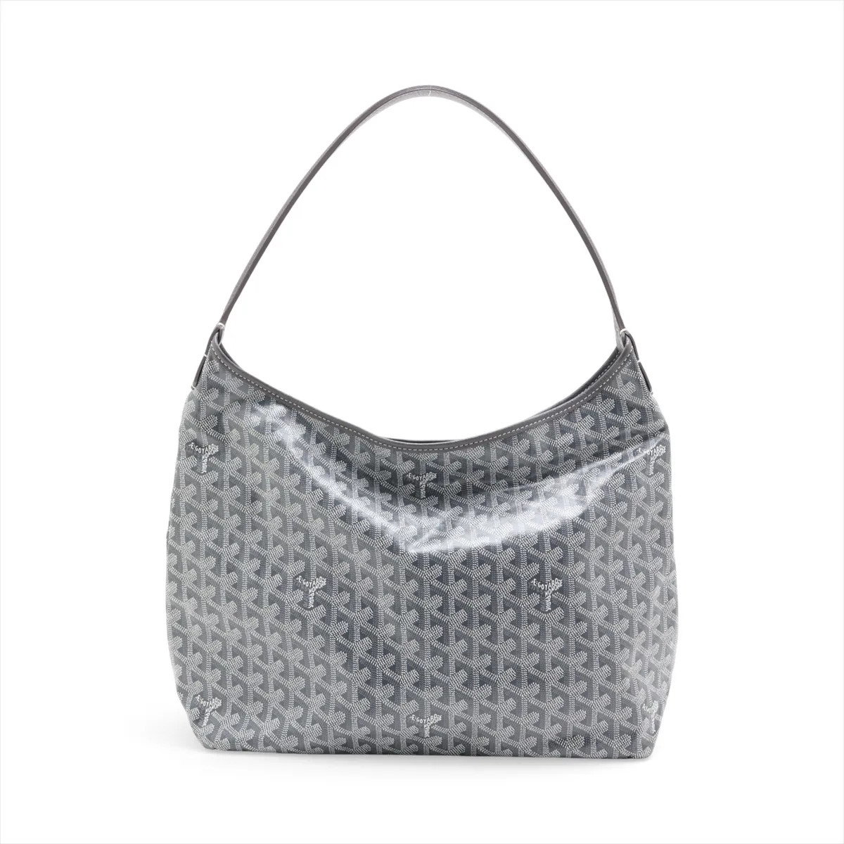 Goyard Bohème PVC & leather Shoulder bag Gray