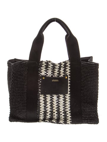 Isabel Marant Raffia Top Handle Bag