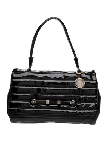 Lanvin Patent Leather Top Handle Bag Vintage