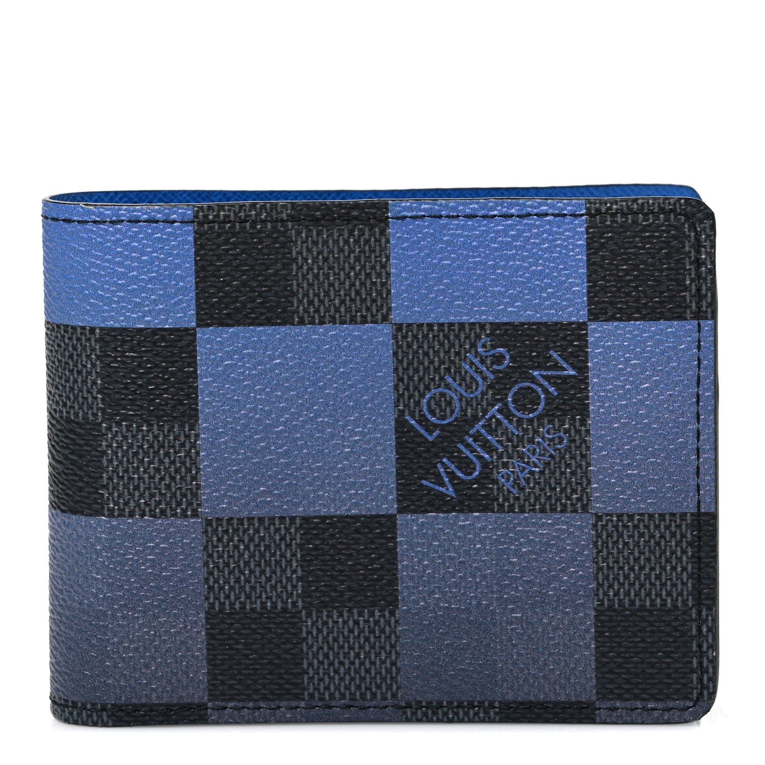 Louis Vuitton Damier Graphite Giant Blue Multiple Wallet