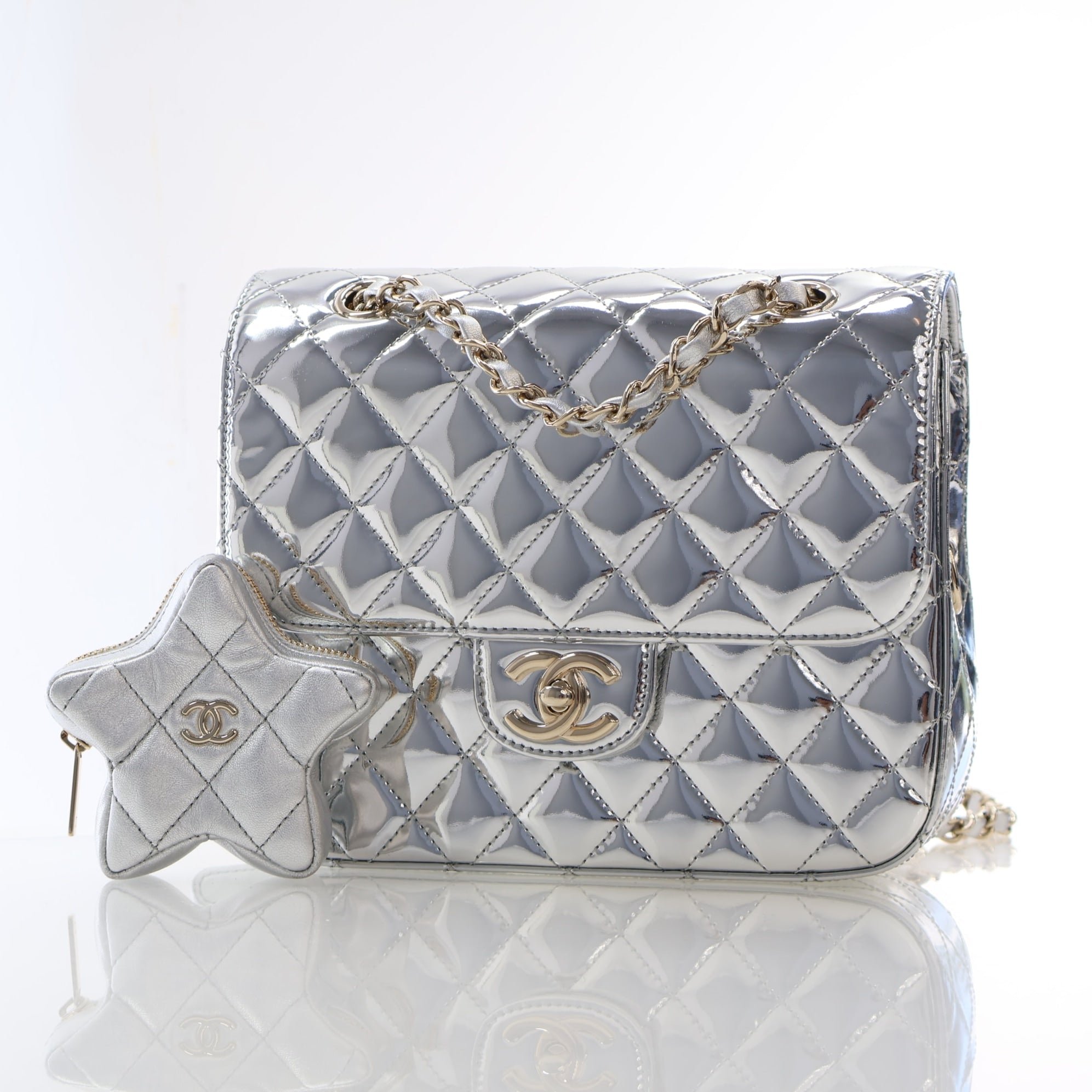 Chanel Medium Patent Hollywood Boulevard Backpack