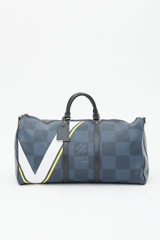 Louis Vuitton America's Cup Keepall 55 Duffle Bag
