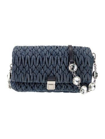 Miu Miu Denim Clutch