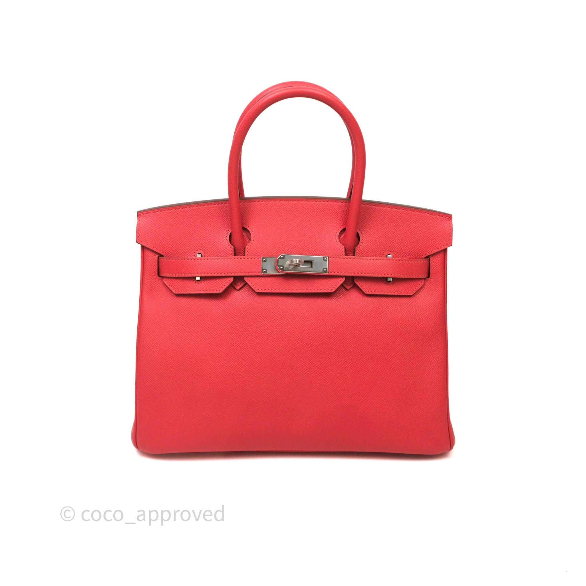 Hermès Birkin 30 Rose Jaipur T5 Epsom Palladium Hardware