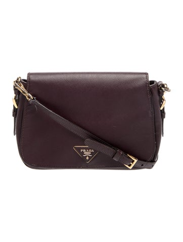 Saffiano Leather Crossbody Bag
