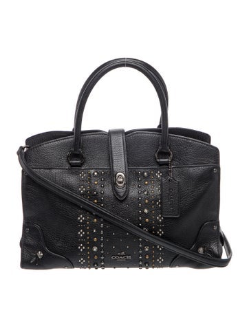 Coach Leather Top Handle Bag