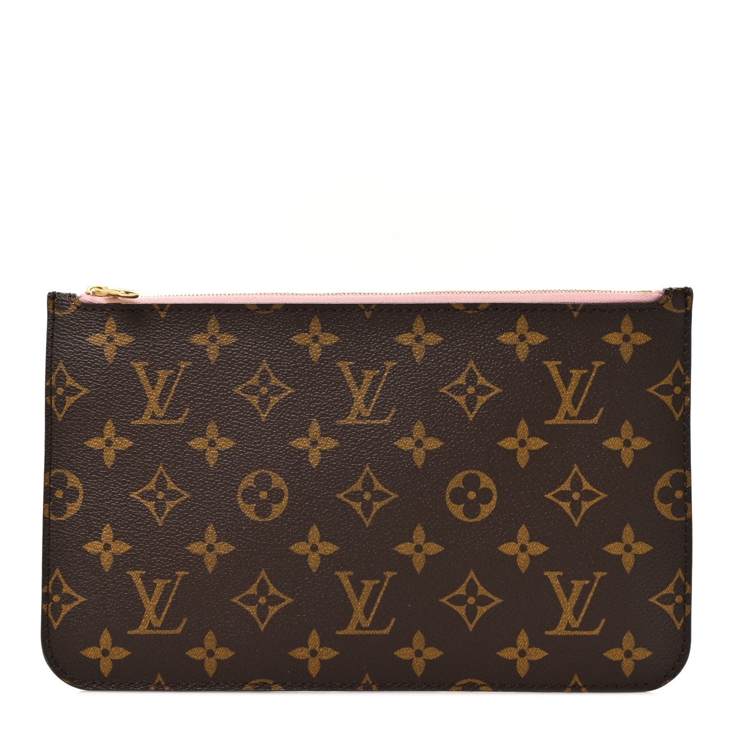Louis Vuitton Monogram Neverfull MM GM Pochette Rose Ballerine