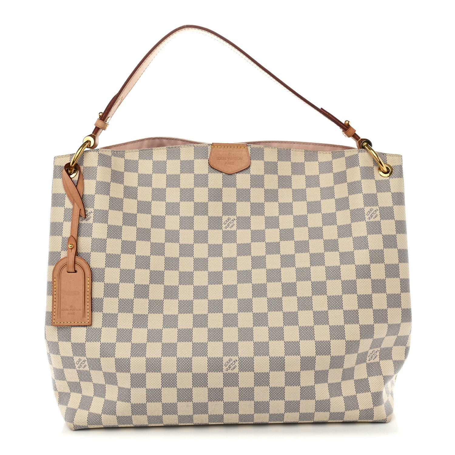 Louis Vuitton Louis Vuitton Damier Azur Graceful MM Rose Ballerine