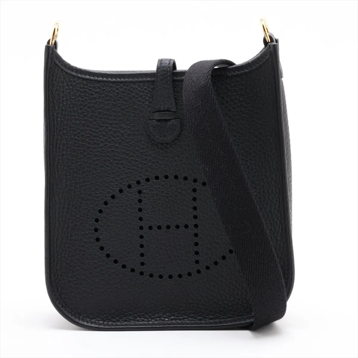 Hermès evelyn 16 TPM Amazon Taurillon Clemence Black Gold Metal Fittings