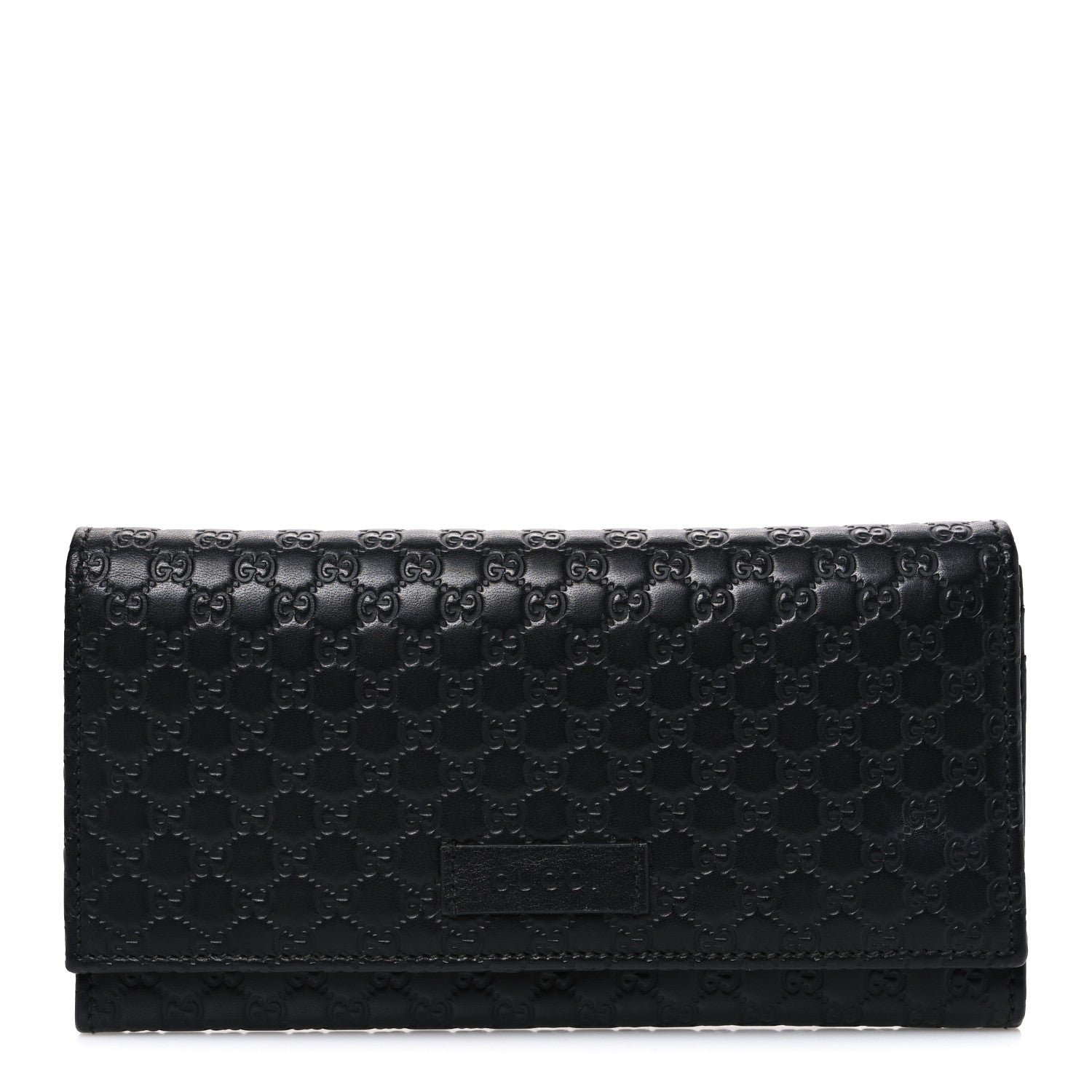 Gucci Soft Microguccissima Continental Wallet Black