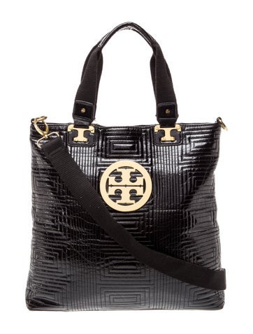 Patent Leather Top Handle Bag