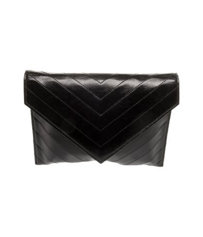 Saint Laurent Saint Laurent Leather Vintage Envelope Clutch Vintage