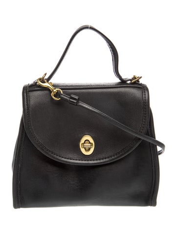 Leather Top Handle Bag