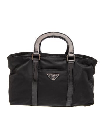 Enameled Metal Triangle Top Handle Bag Vintage