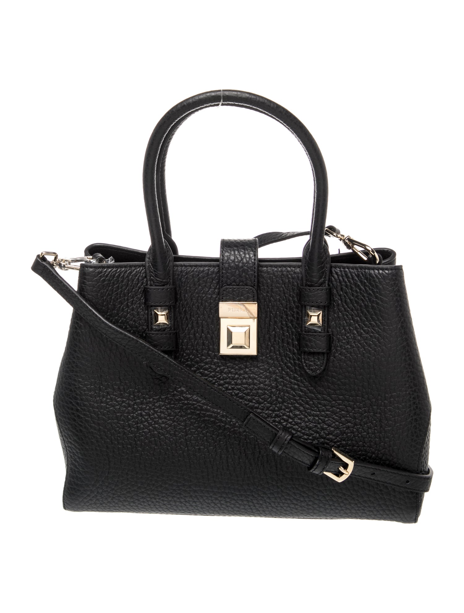 Leather Top Handle Bag