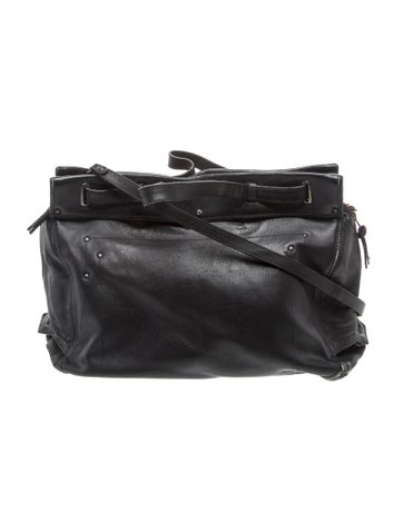 Leather Top Handle Bag