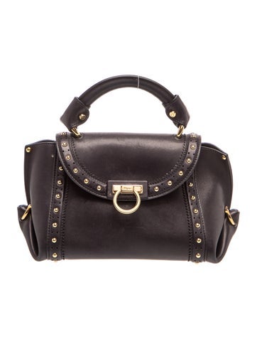 Leather Top Handle Bag
