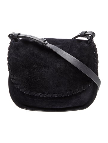 Suede Messenger Bag